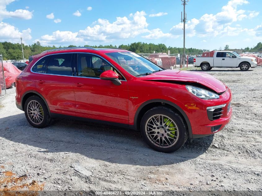 2016 Porsche Cayenne E-Hybrid S VIN: WP1AE2A23GLA58838 Lot: 40758140