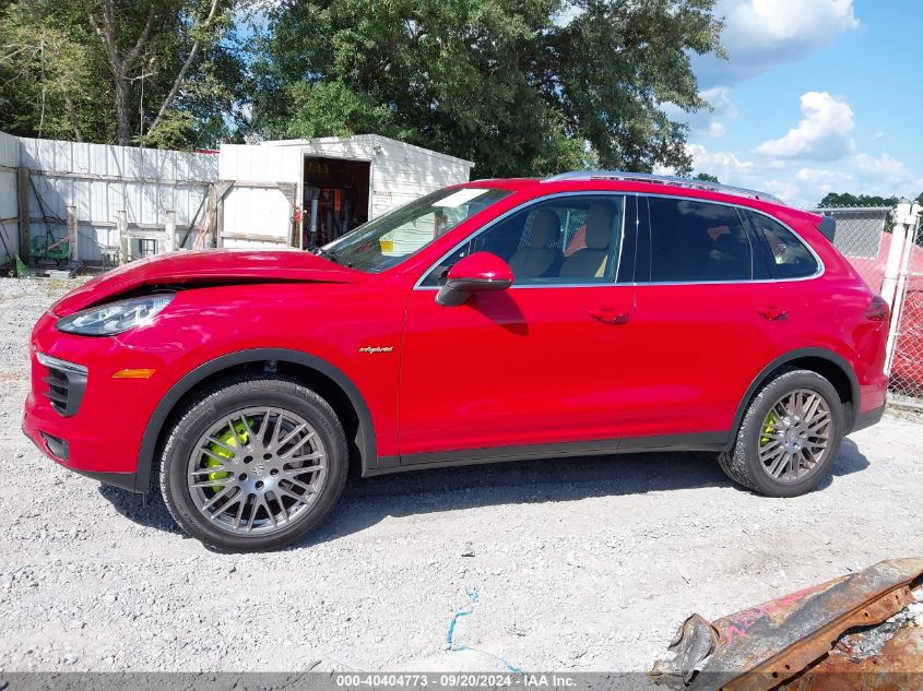 2016 Porsche Cayenne E-Hybrid S VIN: WP1AE2A23GLA58838 Lot: 40758140