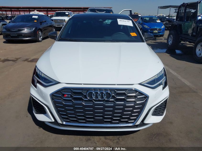 2023 Audi S3 Premium Plus Tfsi Quattro S Tronic VIN: WAUH3DGY5PA035129 Lot: 40404787