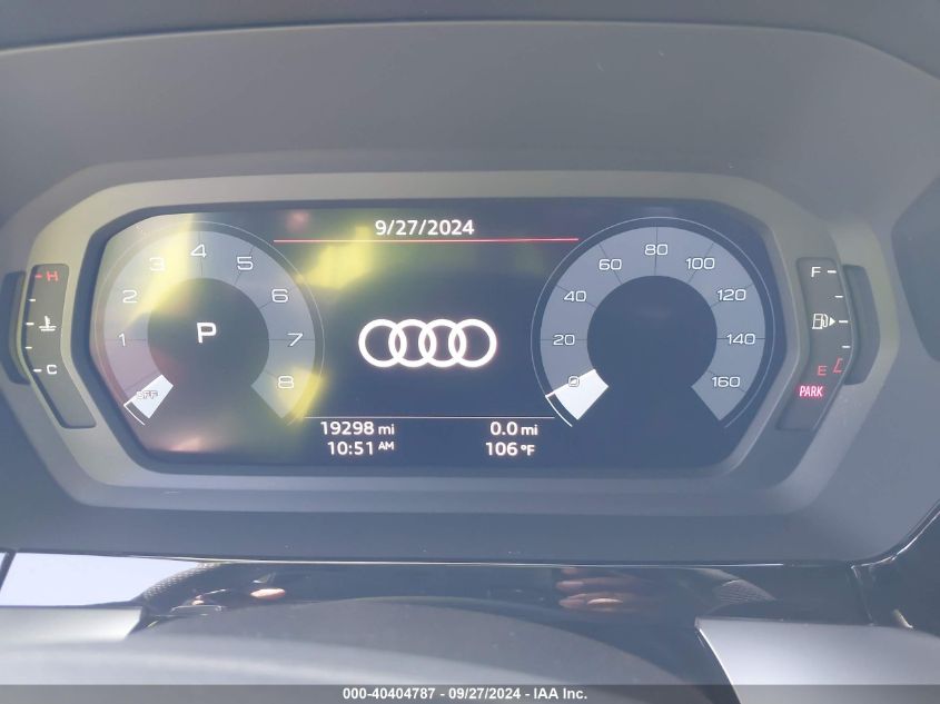 2023 Audi S3 Premium Plus Tfsi Quattro S Tronic VIN: WAUH3DGY5PA035129 Lot: 40404787