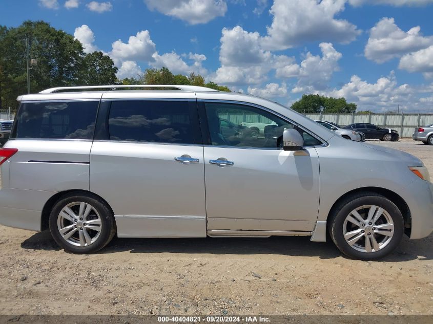 2011 Nissan Quest Le VIN: JN8AE2KP5B9002731 Lot: 40404821