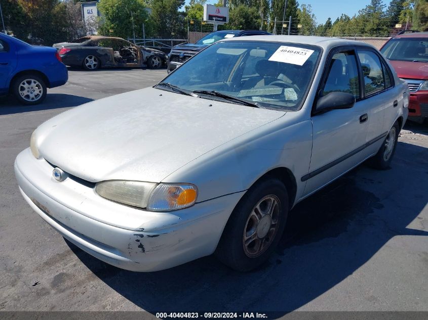 2000 Chevrolet Prizm Lsi VIN: 1Y1SK5280YZ405796 Lot: 40404823