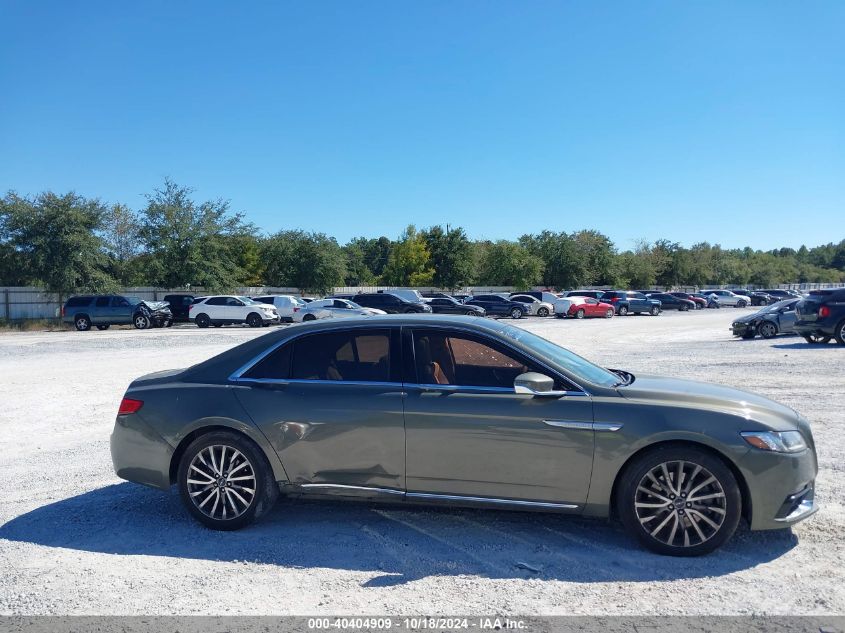 2017 Lincoln Continental Select VIN: 1LN6L9TK1H5617355 Lot: 40404909