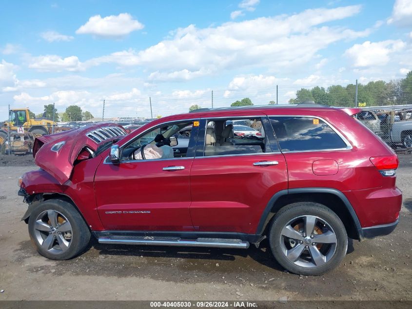 2015 Jeep Grand Cherokee Limited VIN: 1C4RJEBG3FC700436 Lot: 40405030