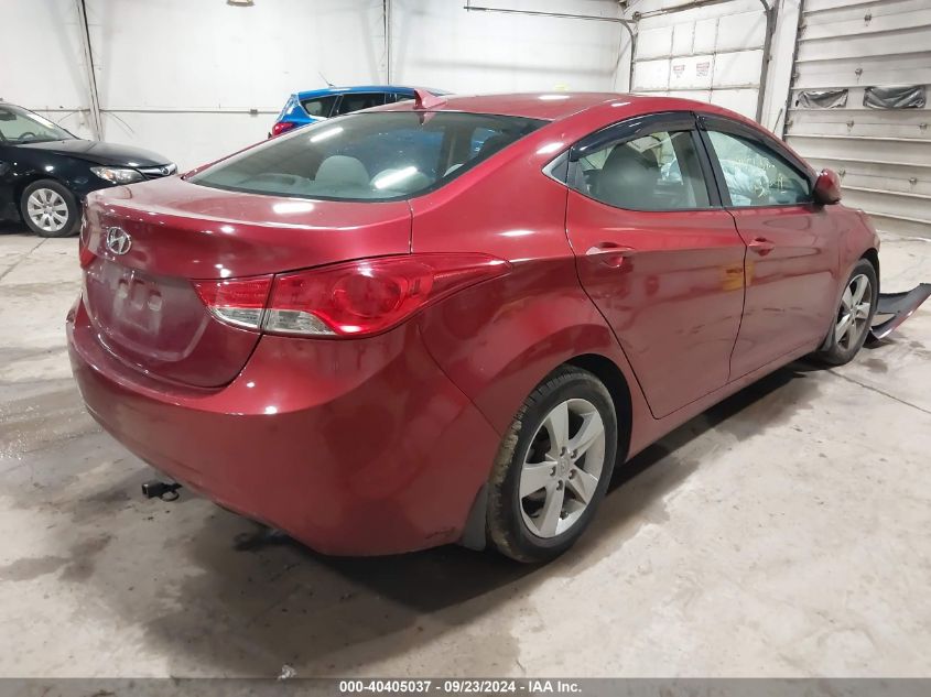 2013 Hyundai Elantra Gls VIN: 5NPDH4AE4DH420185 Lot: 40405037