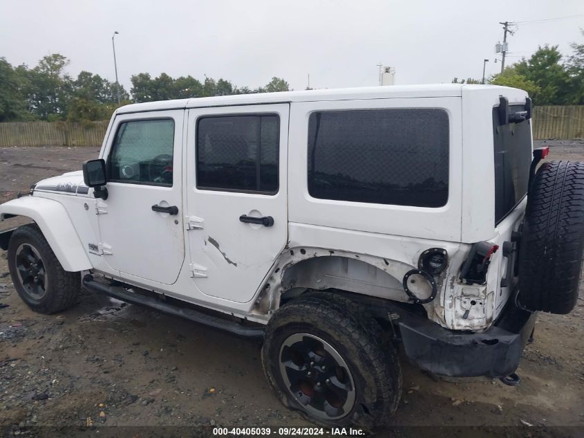 2014 Jeep Wrangler Unlimited Polar Edition VIN: 1C4BJWEG0EL199829 Lot: 40405039