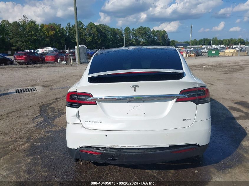 2016 Tesla Model X 60D/70D/75D/90D VIN: 5YJXCAE23GF006621 Lot: 40405073