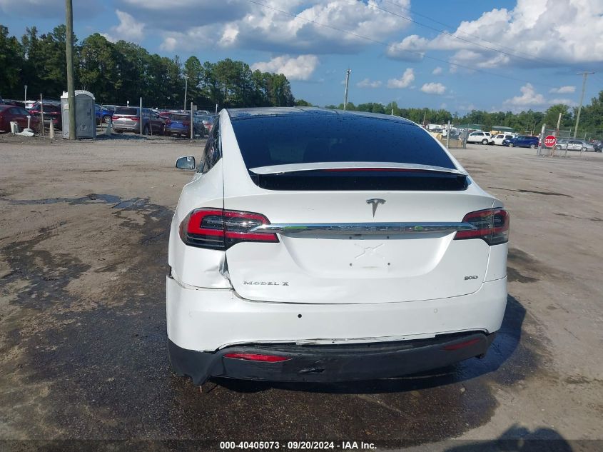 2016 Tesla Model X 60D/70D/75D/90D VIN: 5YJXCAE23GF006621 Lot: 40405073