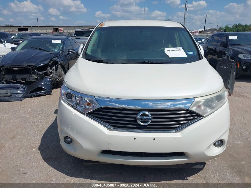 2014 Nissan Quest Sl VIN: JN8AE2KP4E9102842 Lot: 40405087