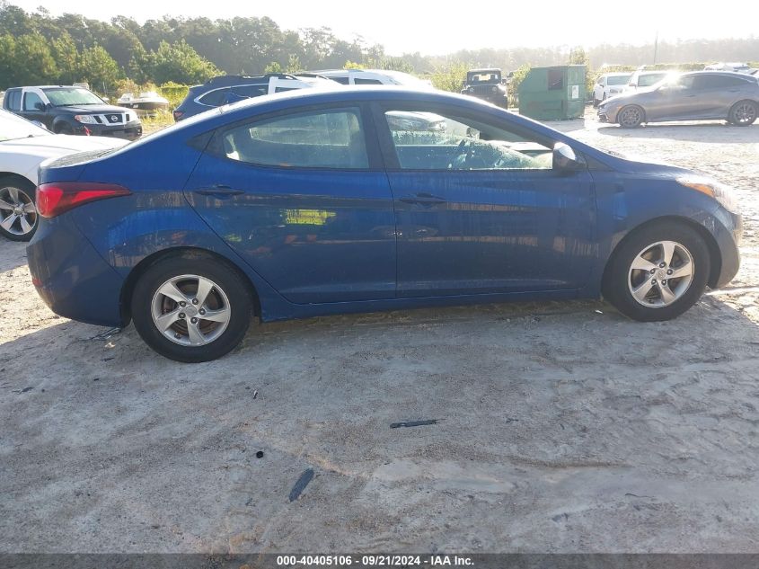 2015 Hyundai Elantra Se VIN: 5NPDH4AE5FH555792 Lot: 40405106