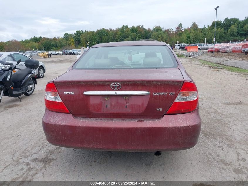 2004 Toyota Camry Xle V6 VIN: 4T1BF30KX4U081528 Lot: 40405120