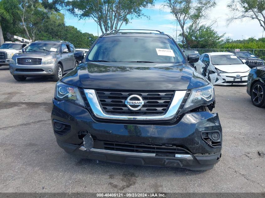 2020 Nissan Pathfinder S VIN: 5N1DR2AN5LC587386 Lot: 40405121