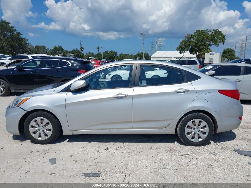 2015 Hyundai Accent Gls VIN: KMHCT4AE3FU814582 Lot: 40405138