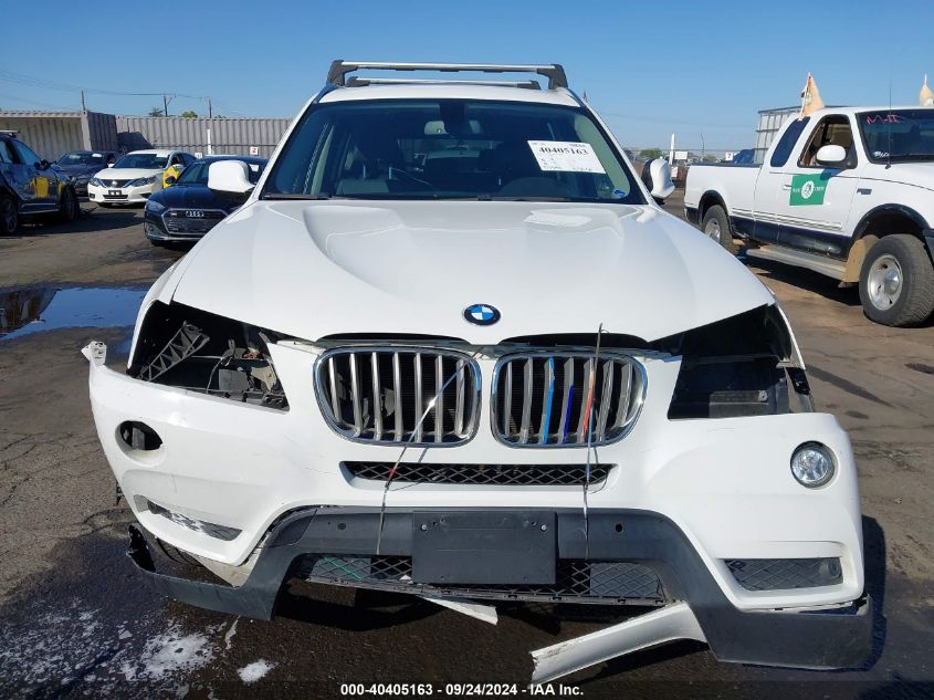 2013 BMW X3 xDrive28I VIN: 5UXWX9C56D0A21704 Lot: 40405163