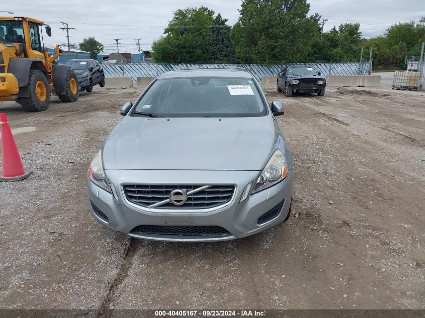 2013 Volvo S60 T5/T5 Platinum/T5 Premier/T5 Premier Plus VIN: YV1612FH8D2170692 Lot: 40405167