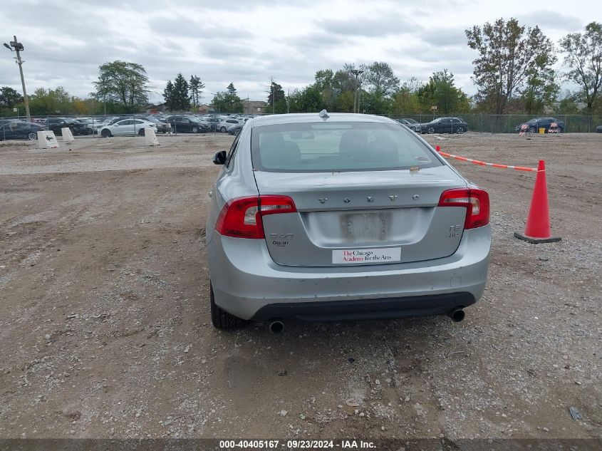 2013 Volvo S60 T5/T5 Platinum/T5 Premier/T5 Premier Plus VIN: YV1612FH8D2170692 Lot: 40405167