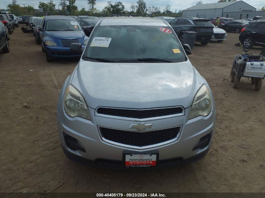 2GNALBEC6B1293105 2011 Chevrolet Equinox Ls