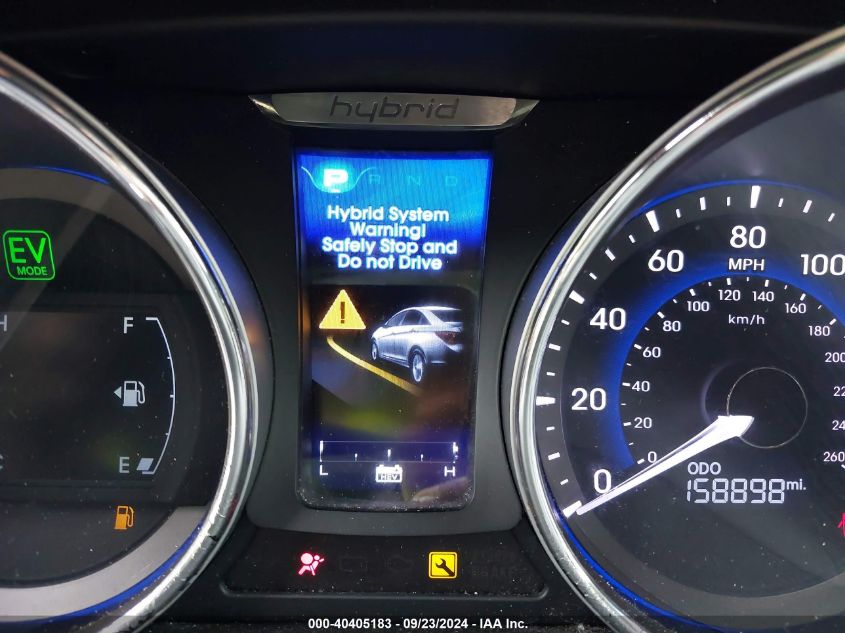 KMHEC4A46CA028580 2012 Hyundai Sonata Hybrid