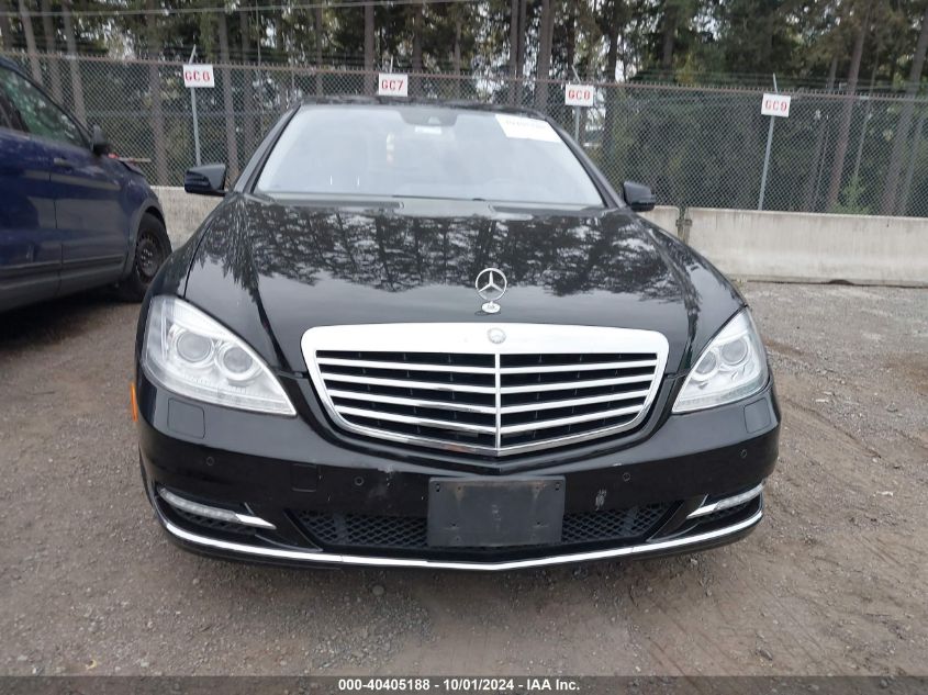 2013 Mercedes-Benz S 550 4Matic VIN: WDDNG9EBXDA525248 Lot: 40405188