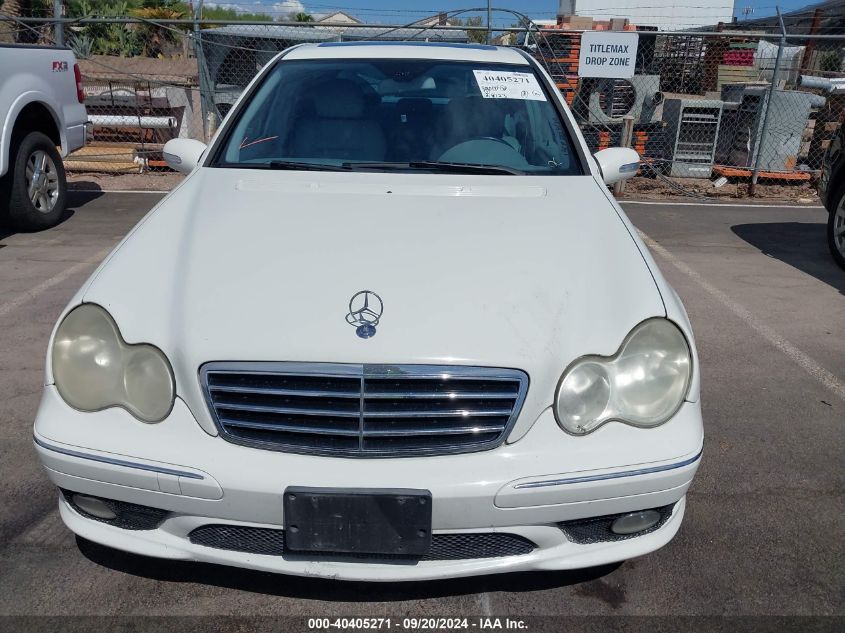 2007 Mercedes-Benz C 230 Sport VIN: WDBRF52H47A952900 Lot: 40405271