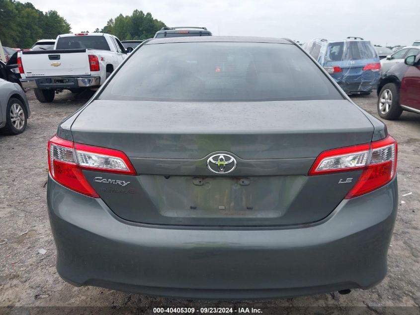 2012 Toyota Camry Le VIN: 4T1BF1FKXCU627545 Lot: 40405309