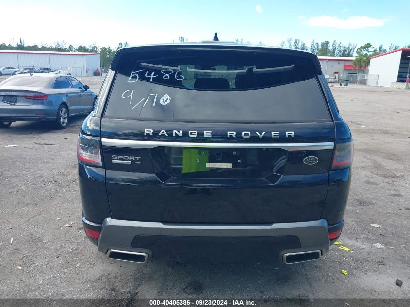 2020 Land Rover Range Rover Sport Hse VIN: SALWR2SUXLA705486 Lot: 40405386