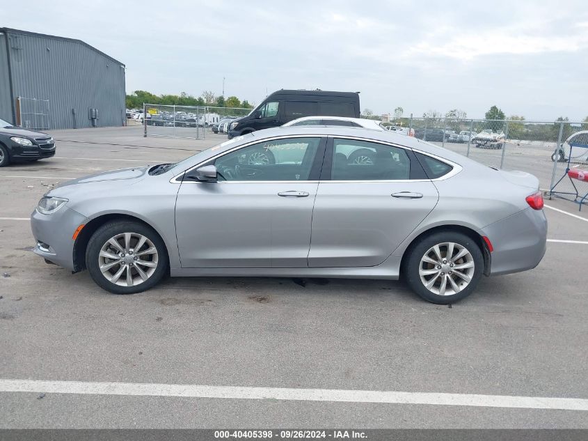 2015 Chrysler 200 C VIN: 1C3CCCCG4FN647371 Lot: 40405398