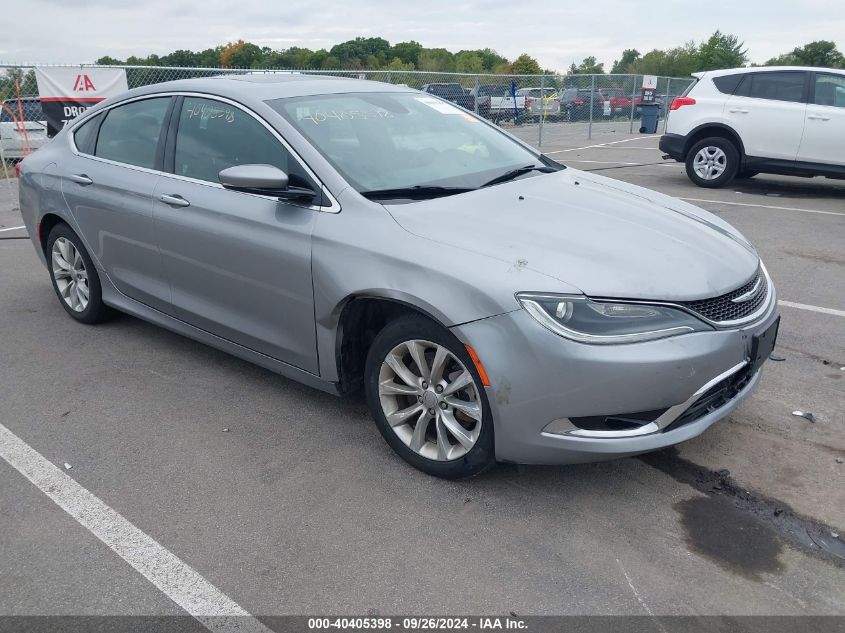 2015 Chrysler 200 C VIN: 1C3CCCCG4FN647371 Lot: 40405398