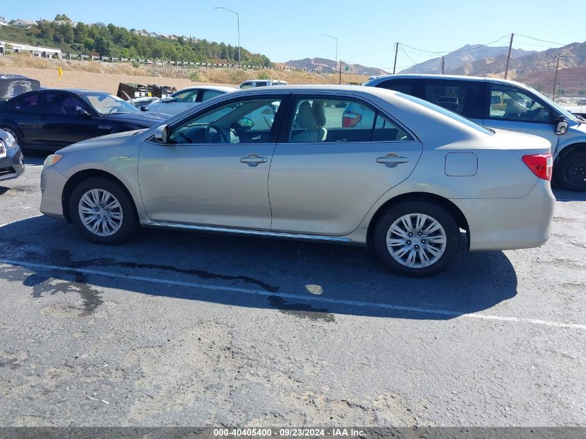 2014 Toyota Camry Hybrid Le VIN: 4T1BD1FK6EU114009 Lot: 40405400