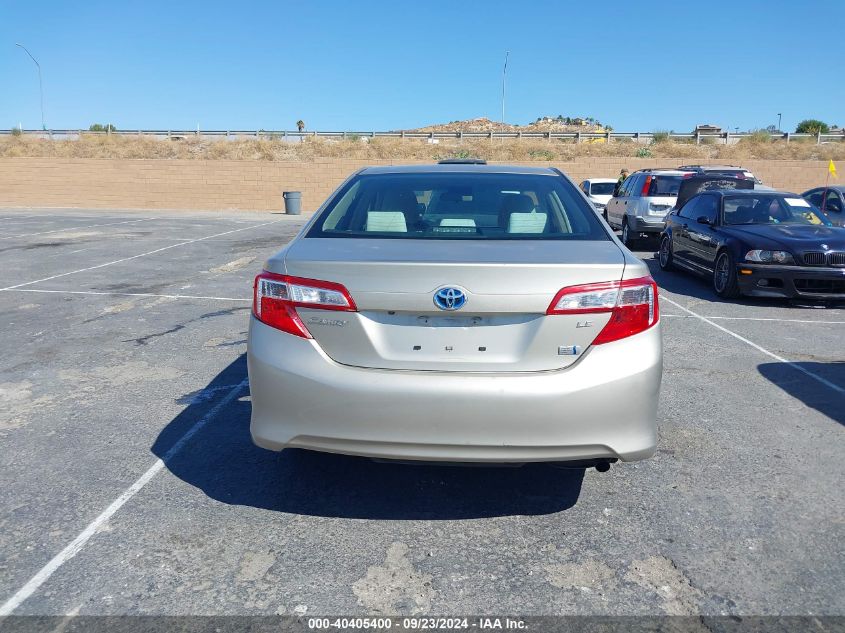 2014 Toyota Camry Hybrid Le VIN: 4T1BD1FK6EU114009 Lot: 40405400