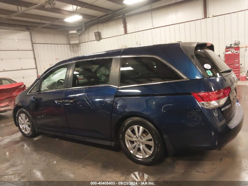 2014 Honda Odyssey Ex-L VIN: 5FNRL5H64EB130246 Lot: 40405403