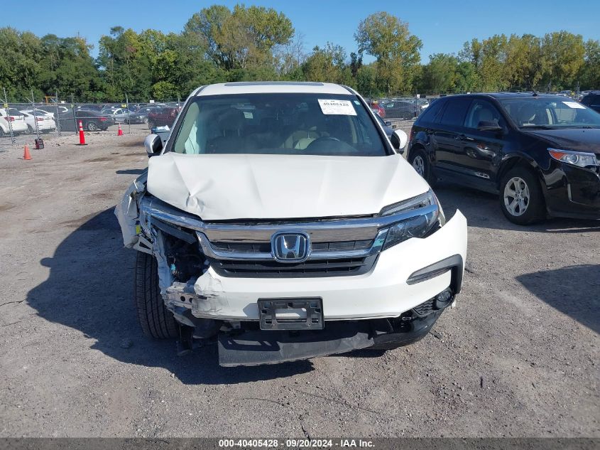 2019 Honda Pilot Ex-L VIN: 5FNYF6H46KB040146 Lot: 40405428