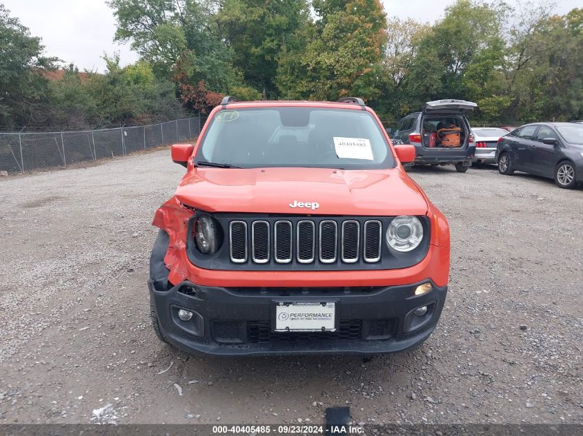 2017 Jeep Renegade Latitude 4X4 VIN: ZACCJBBB2HPG52855 Lot: 40405485