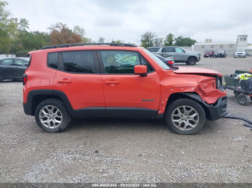 2017 Jeep Renegade Latitude 4X4 VIN: ZACCJBBB2HPG52855 Lot: 40405485