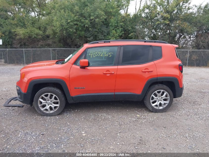 2017 Jeep Renegade Latitude 4X4 VIN: ZACCJBBB2HPG52855 Lot: 40405485