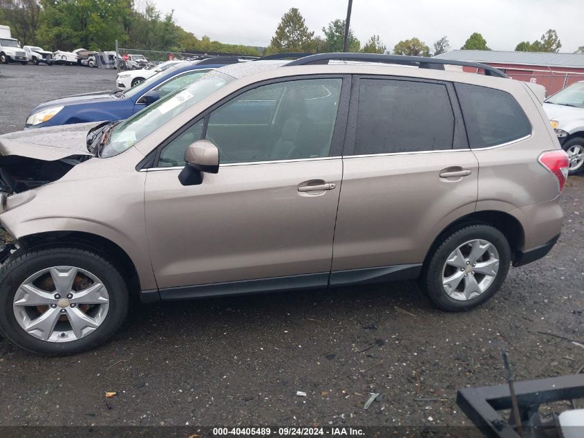 2016 Subaru Forester 2.5I Limited VIN: JF2SJAHC6GH555087 Lot: 40405489