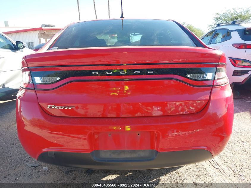 2016 Dodge Dart Se VIN: 1C3CDFAA0GD650241 Lot: 40405560