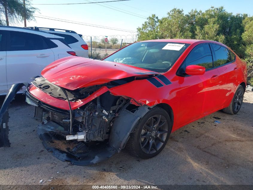 2016 Dodge Dart Se VIN: 1C3CDFAA0GD650241 Lot: 40405560