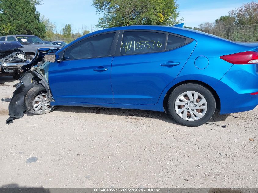 2017 Hyundai Elantra Se VIN: 5NPD74LF6HH101899 Lot: 40405576