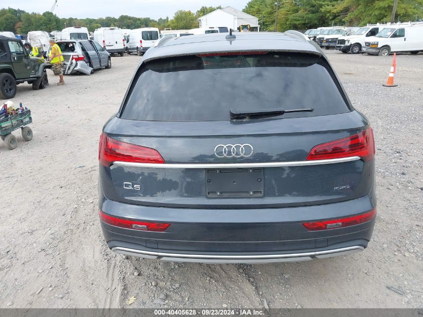 2023 Audi Q5 Premium 40 Tfsi Quattro S Tronic VIN: WA1ABAFY1P2186044 Lot: 40405628