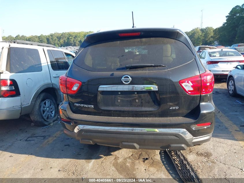 2017 Nissan Pathfinder S/Sv/Sl/Platinum VIN: 5N1DR2MM1HC673661 Lot: 40405661