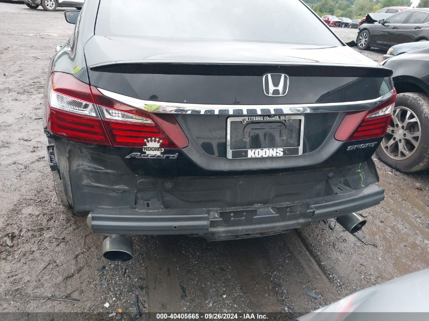 1HGCR2E55GA182853 2016 Honda Accord Sport