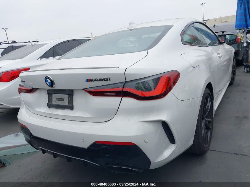 2021 BMW M440I xDrive VIN: WBA13AR00MCG27404 Lot: 40405683