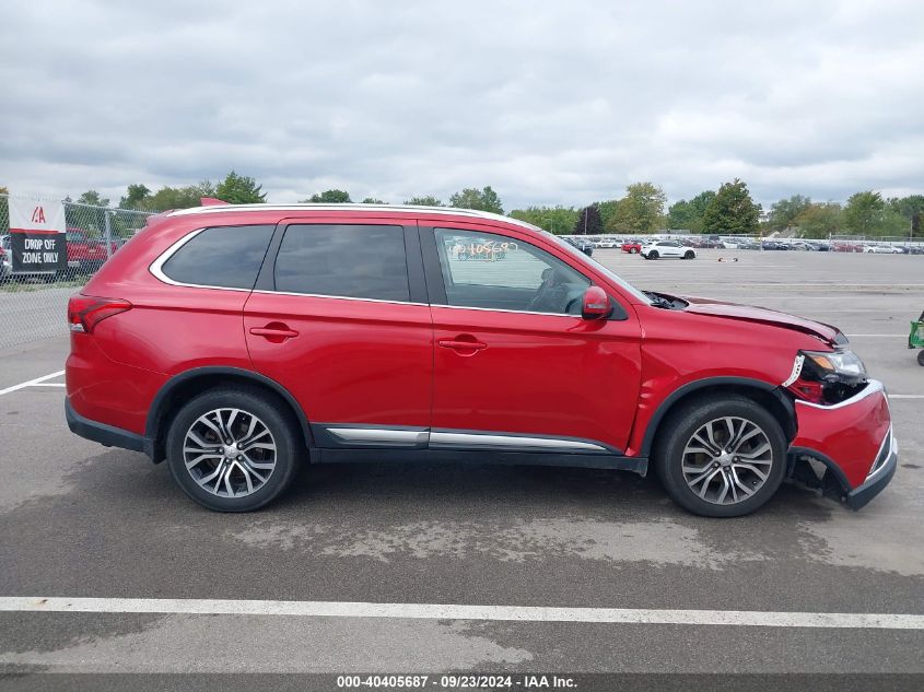 2018 Mitsubishi Outlander Sel VIN: JA4AZ3A34JZ014656 Lot: 40405687