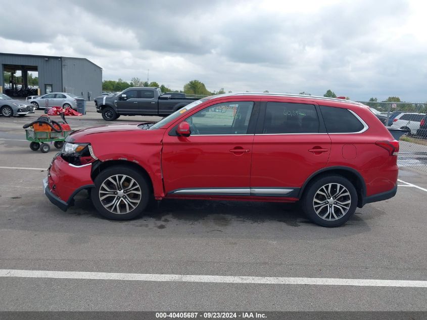 2018 Mitsubishi Outlander Sel VIN: JA4AZ3A34JZ014656 Lot: 40405687