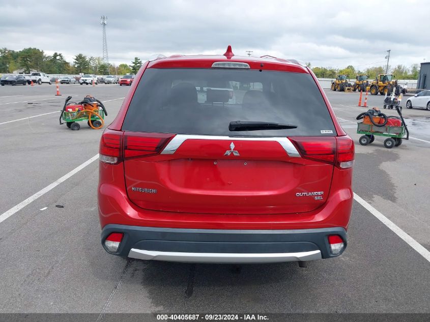 2018 Mitsubishi Outlander Sel VIN: JA4AZ3A34JZ014656 Lot: 40405687