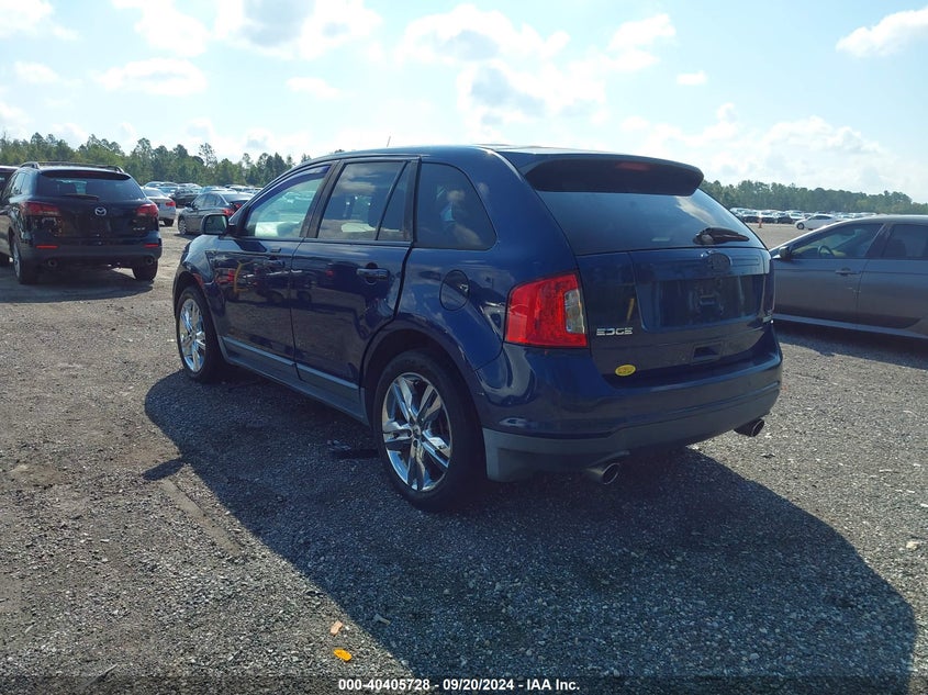 Vin: 2fmdk3j98cba78003, lot: 40894317, ford edge sel 20123