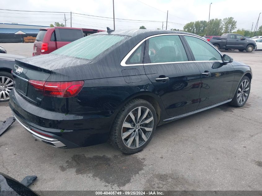 2021 AUDI A4 PREMIUM PLUS 40 TFSI QUATTRO S TRONIC - WAUBBAF46MA018342