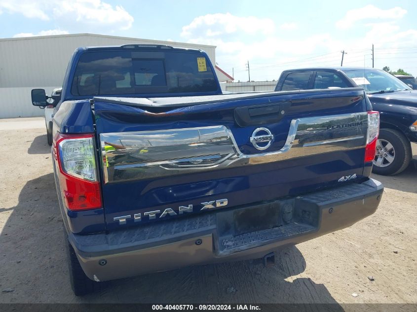 2016 Nissan Titan Xd Platinum Reserve Diesel VIN: 1N6BA1F49GN505423 Lot: 40405770