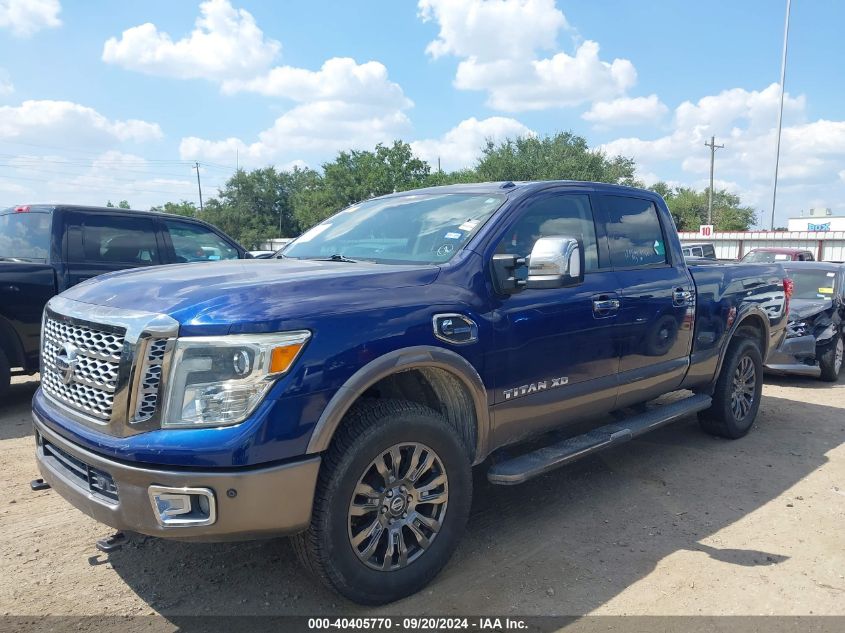 2016 Nissan Titan Xd Platinum Reserve Diesel VIN: 1N6BA1F49GN505423 Lot: 40405770